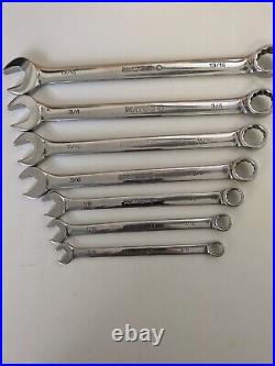 Matco tools wrench set sae