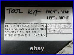 Mercedes-Benz S Class W221 Tool Kit (Long Wheel Base) A2218980207 7/9/21 F2C2