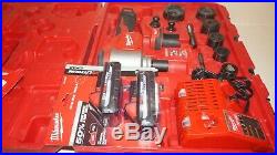 Milwaukee 2676-22 Force Logic M18 10-Ton Knockout Tool Kit with1/2 2 Punch/Die