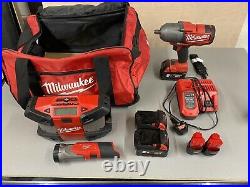 Milwaukee Fuel1/2in Drive Impact Wrench 18 Volt 3 x 5.0Ah Li-Ion Radio Led Torch