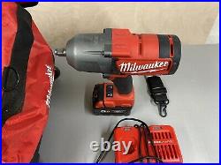 Milwaukee Fuel1/2in Drive Impact Wrench 18 Volt 3 x 5.0Ah Li-Ion Radio Led Torch