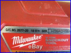 Milwaukee Tool 2677-21 M18 Forgelogic 18 Volt 6 Ton Knockout Tool Set