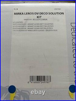 Mirka leros dv deco solution kit less than 3.5kg brand new in box, never used