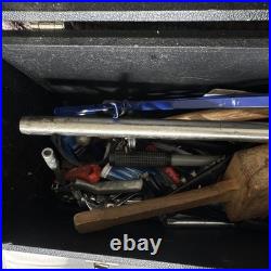 Mixed Lot Hand Tools + Tool box, Ball Pein, Spanners, Pipe Wrench, Pliers
