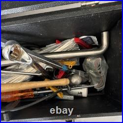 Mixed Lot Hand Tools + Tool box, Ball Pein, Spanners, Pipe Wrench, Pliers