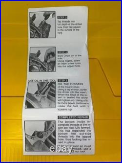 NC30 Spark Plug TIME SERT Würth M8 x 1mm Thread Repair System Kit 066108100