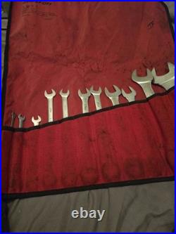 NEW Snap On 11-pc 15° Offset Low Torque Slimline Open End Wrench Set LTAM811