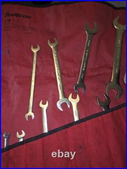 NEW Snap On 11-pc 15° Offset Low Torque Slimline Open End Wrench Set LTAM811