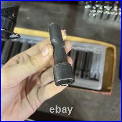 New Snap-onT 1/2 drive 10 to 24 mm 6-point DEEP Impact Socket Set 315SIMMYA