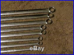 Nice Matco 8 Piece Standard XL 0 Offset Double Box Ratchet Wrench Set 3/8 To 3/4