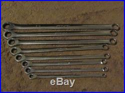 Nice Matco 8 Piece Standard XL 0 Offset Double Box Ratchet Wrench Set 3/8 To 3/4
