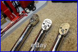 ONE Snap On 3/8 Dive Torque Wrench Ratchet QD2R200 40-200 IN-LB USA L@@K