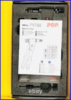 PNT 110 Emhart Hand Plier Pop Rivit Tool Kit Set with Case Used Once. VGC Boxed