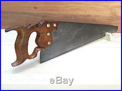 PREMIUM Quality SHARP! Antique DISSTON No8 Panel SAW Vintage Old Hand Tool #168