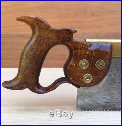 PREMIUM Quality SHARP! Vintage ROBERT SORBY 16 Tenon SAW Antique Hand Tool #216