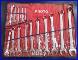 PROTO Wrench Set, 15 PIECE, SAE. 12pt