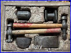 Panel Beating Kit 3 Hammers And 4 Dollies