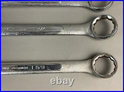 Pittsburgh Wrench Combination Set Jumbo SAE 2, 1-7/8, 1-3/4, 1-5/8, 1-1/2, 1-3/8