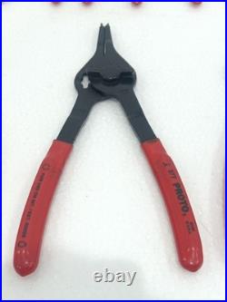 Proto Circlip/ Ring Pliers Assortment Internal / External Lot Of 9 Pc (fedex)