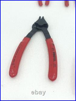 Proto Circlip/ Ring Pliers Assortment Internal / External Lot Of 9 Pc (fedex)
