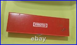 Proto Professional 25 piece 1/4 drive socket set SAE 6 point J47116 USA made