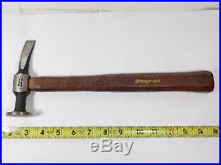 RARE Snap-on Tools BF633 Hickory Wooden Handle General-Use Auto Body Hammer