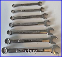RARE Vintage Craftsman 14pc METRIC & SAE 6 Point Combination Wrenches VA Series