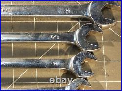 READ Mac Tools 8Pc SAE Flex Head Socket End Wrench Set 5/16 3/8 3/4 12Pt 6Pt