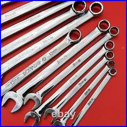 READ! Snap-on Tools USA 12 Piece Metric 6-18mm NO 11mm Combination Wrench Set