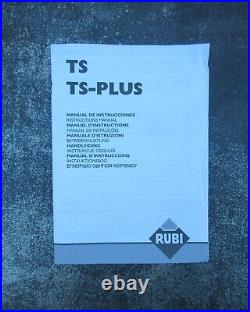RUBI TS60 Tile Cutter & Carry Case & Scoring Wheels & Instruction Manual