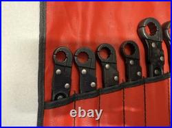 Rare Caterpillar 11 Piece Ratcheting Flare Nut Wrench Set 8T3120 Service Tools