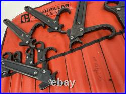 Rare Caterpillar 11 Piece Ratcheting Flare Nut Wrench Set 8T3120 Service Tools
