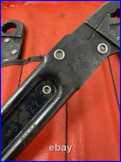 Rare Caterpillar 11 Piece Ratcheting Flare Nut Wrench Set 8T3120 Service Tools