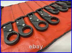 Rare Caterpillar 11 Piece Ratcheting Flare Nut Wrench Set 8T3120 Service Tools