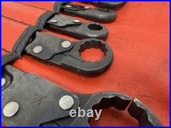 Rare Caterpillar 11 Piece Ratcheting Flare Nut Wrench Set 8T3120 Service Tools