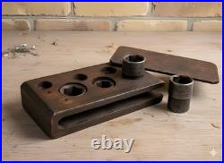 Rare Vintage B. Draper & Son BDS Socket Set in Wooden Block