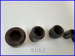 Rare Vintage B. Draper & Son BDS Socket Set in Wooden Block