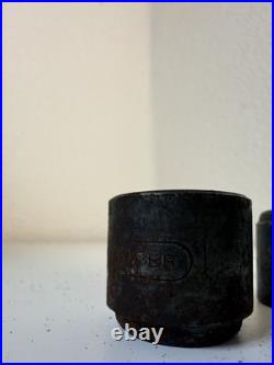 Rare Vintage B. Draper & Son BDS Socket Set in Wooden Block