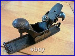 Rare Vintage antique Stanley no 113 compass plane old woodworking hand tool