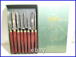 Record Power Rpchs8 Spindle And Bowl Woodturning Chisel Set 8pc Ref5625