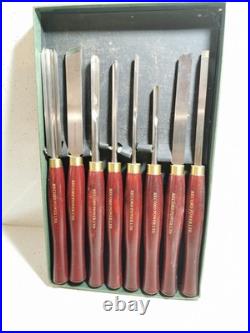 Record Power Rpchs8 Spindle And Bowl Woodturning Chisel Set 8pc Ref5625