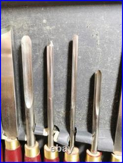 Record Power Rpchs8 Spindle And Bowl Woodturning Chisel Set 8pc Ref5625
