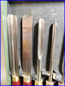Record Power Rpchs8 Spindle And Bowl Woodturning Chisel Set 8pc Ref5625