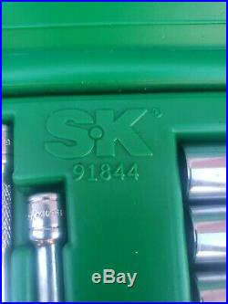 SK Tools 91844 1/4 Drive 6 Point Sae/Metric Socket Set