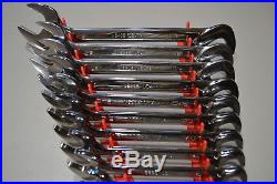 SNAP ON 14pc 4-way Angled Head Open End Wrench Set, VS814A, 3/8 to 1-1/4