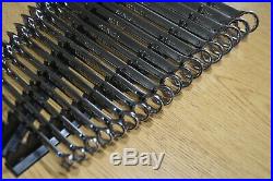 SNAP ON 18pc Metric Flank Drive Plus Wrench Set, 7mm to 24mm, SOEXM710, SOEXM705