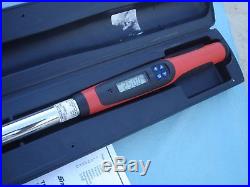 SNAP ON 1/2 DR ELECTRONIC TORQUE WRENCH #TECH3FR250 25-250 FT/LB withCASE MINT