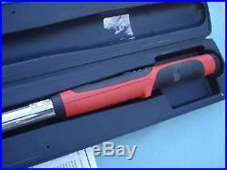 SNAP ON 1/2 DR ELECTRONIC TORQUE WRENCH #TECH3FR250 25-250 FT/LB withCASE MINT