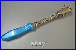 SNAP ON 1/2 Dr Standard Handle Ratchet withPearl Blue Grip, S836