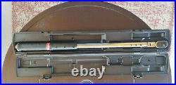 SNAP-ON 1/2 Drive TechAngle Quick-Release Flex-Head Torque Wrench ATECH3FQ300B